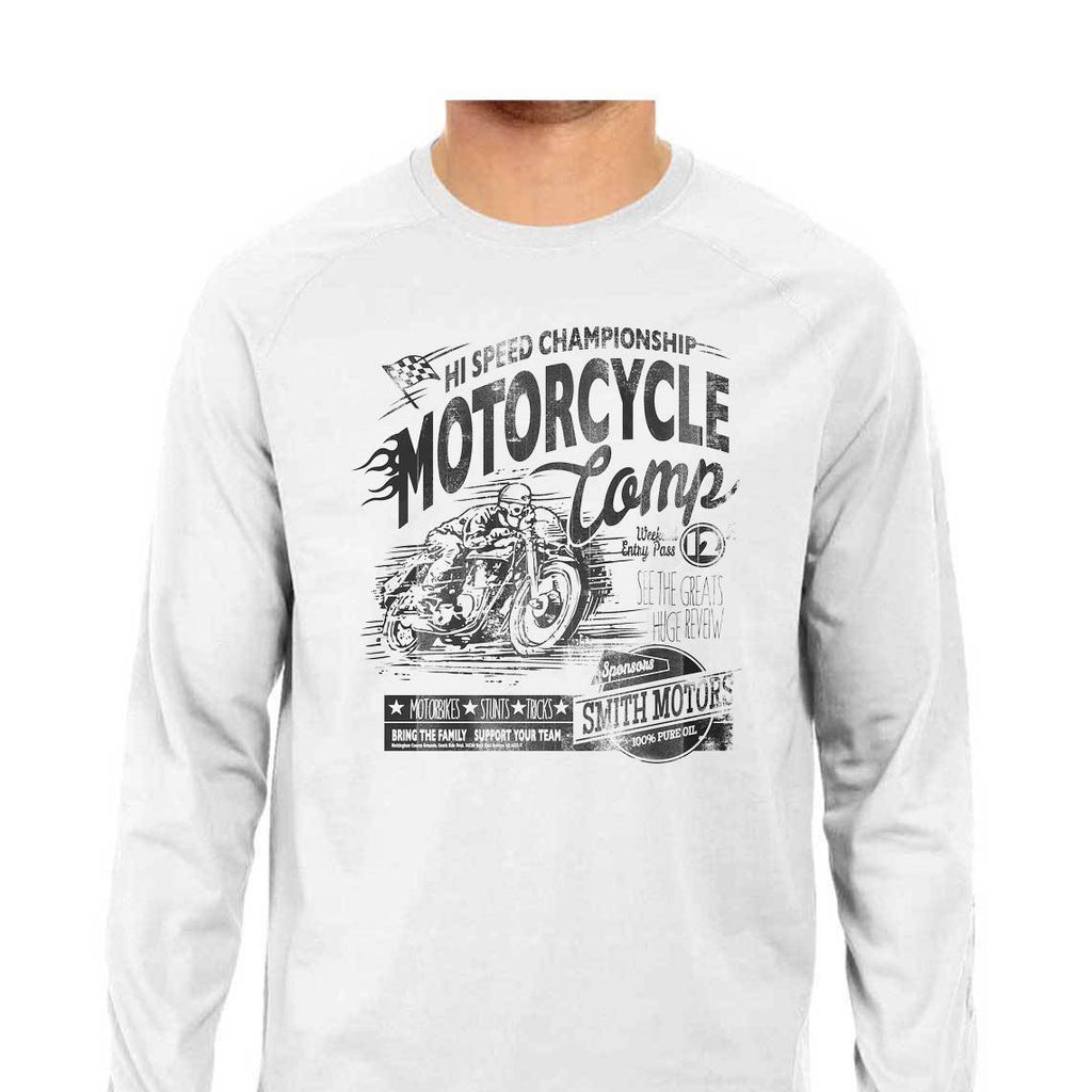 Motorcycle Comp Print Tee